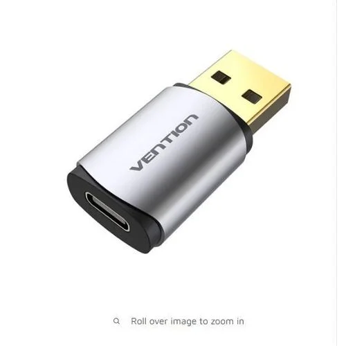 Vention USB to Type-C Sound Card Gray Metal Type