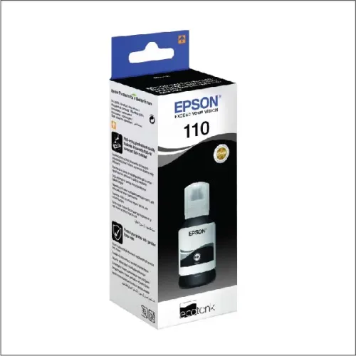 Epson 110 Black Ink Cartridge for EcoTank 120ml C13T03P14A