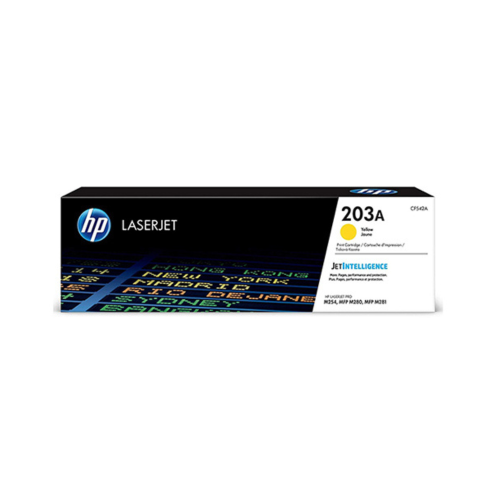 HP 203A Yellow Original LaserJet Toner Cartridge - CF542A