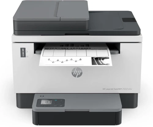 Hp Laser Jet tank Mfp 2602sdw, print, copy, scan,DUPLEX printing, ADF,Wireless,USB Ethernet, Mono.