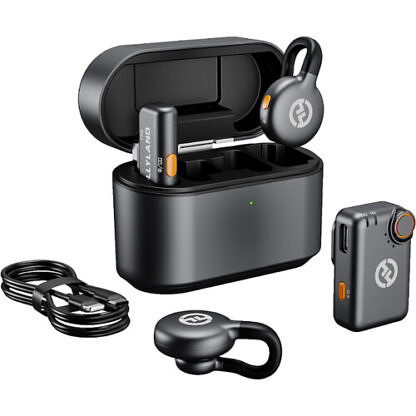 Hollyland LARK M2S Combo Wireless Mic 2-Person 2.4GHz System